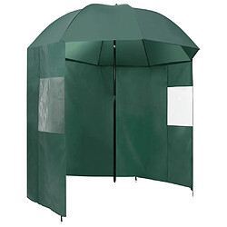 vidaXL Parapluie pêche 220 cm - Vert