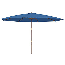 VIDAXL Parasol de jardin Bleu azuré 400x273 cm