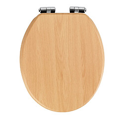 Wenko Abattant WC Bois Hêtre - Marron