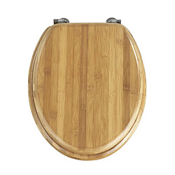 Wenko Abattant WC Bambou Marron