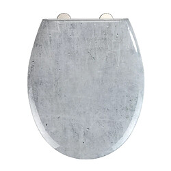 Wenko Abattant WC Concrete - Duroplast