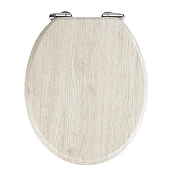 Wenko Abattant WC Chêne Gris