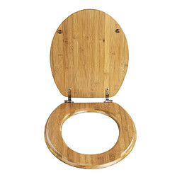 Wenko Abattant WC Bambou Marron