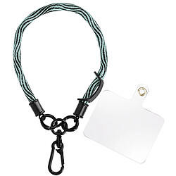 Avizar Dragonne 15cm Smartphone Bleu Clair Dragonne ajustable - Design torsadé - Compatible étuis et coques