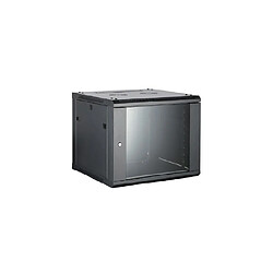 Neklan 8062296 Coffret 19" - 6U - Panneaux amovibles - 600 x 450 x 370 mm - Noir - IP20