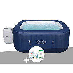 Bestway Lay-Z-Spa Hawaii Spa gonflable carré Airjet - 4/6 places - 140 Airjet - PVC Duraplus - 180 x 71 cm