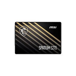MSI - SPATIUM S270 - SSD interne - 480Go - SATA 2.5