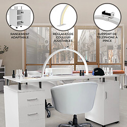 Monstershop Table de Manucure Professionnelle