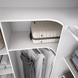 Acheter Pegane Dressing d'angle extensible - Blanc