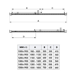 Avis Kiamami Valentina Porte de douche niche 150x70 cm