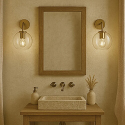 Acheter ICONIK INTERIOR Applique Murale - Boule en Verre - Melissa Gris transparent