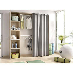 Pegane Armoire dressing - Chêne pas cher