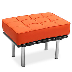 ICONIK INTERIOR Repose-pieds Barcel - Orange