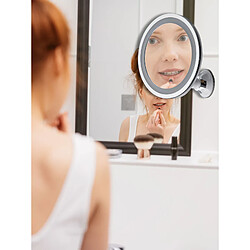 Adler Miroir maquillage LED rond - Blanc
