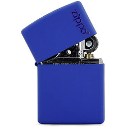 Zippo Briquet bleu matte Logo