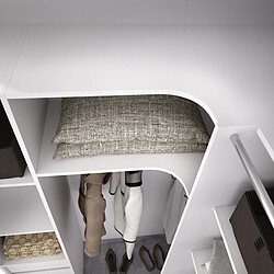 Acheter Pegane Armoire dressing - Blanc