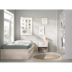 Pegane Chambre adulte complète - Chêne