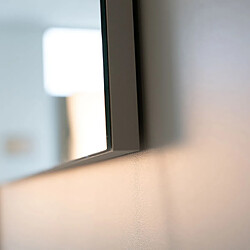 Kiamami valentina Meuble salle de bain avec miroir - Gris pas cher