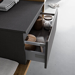 Acheter Kiamami valentina ensemble meuble salle de bain - Gris foncé