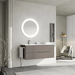 Kiamami Valentina Meuble salle de bain mural - Gris