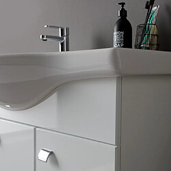 Kiamami Valentina Armoire salle bain Smeraldo - Blanc brillant