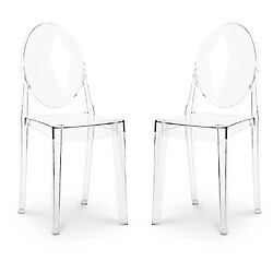 Iconik Interior Lot de 2 chaises Victoria Queen