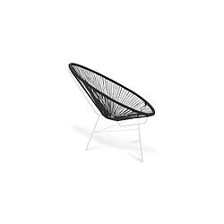 Avis ICONIK INTERIOR Chaise d'extérieur - Chaise de jardin d'extérieur - Acapulco Noir
