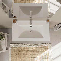 Avis Kiamami valentina Ensemble meuble salle de bain - Blanc mat