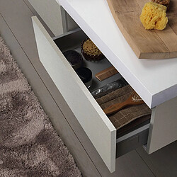 Kiamami valentina meuble haut salle de bain - Blanc