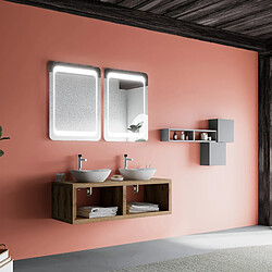 Kiamami valentina Meuble salle de bain double vasque - Blanc
