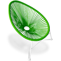 ICONIK INTERIOR Chaise d'extérieur - Chaise de jardin d'extérieur - Acapulco Vert clair