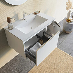 Avis Kiamami valentina ensemble salle de bain - Blanc mat