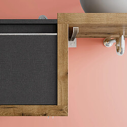 Avis Kiamami valentina ensemble meuble salle de bain - Gris foncé