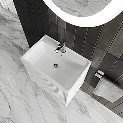 Avis Kiamami valentina ensemble salle de bain - Blanc mat