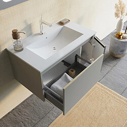 Avis Kiamami valentina ensemble meuble salle de bain Monaco - Sable
