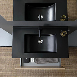 Kiamami Valentina Meuble de salle de bain - Bois