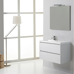 Kiamami valentina meuble salle de bain Manhattan - Blanc