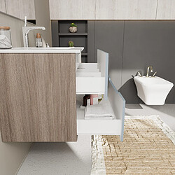 Kiamami Valentina kiamami_valentina Meuble salle de bain suspendu 80 cm