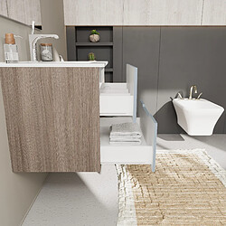 Kiamami Valentina Magnolia Meuble de salle de bains 60CM