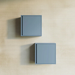 Kiamami valentina Meuble mural cubique - Bleu clair