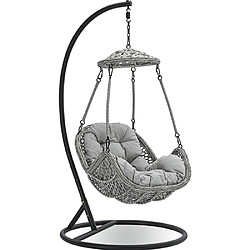 Acheter ICONIK INTERIOR Chaise suspendue de jardin - Balançoire - Ella Gris