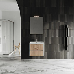 Kiamami Valentina Meuble de salle de bain - Chêne doré