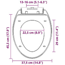 vidaXL Fermeture Douce Noir pas cher