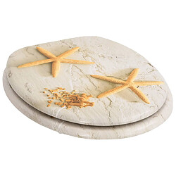 Acheter vidaXL Sièges de toilette MDF Étoile de mer