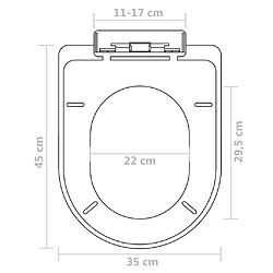 vidaXL Sièges de toilette 2 pcs Blanc pas cher