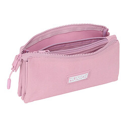 Trousse Triple Munich Basic - Rose