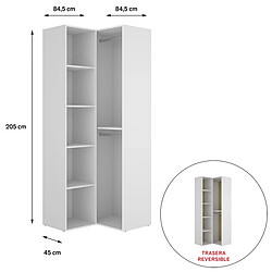 Avis Pegane Dressing d'angle - Blanc