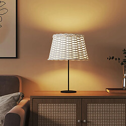 Avis vidaXL Abat-jour Ø38x23 cm - Blanc