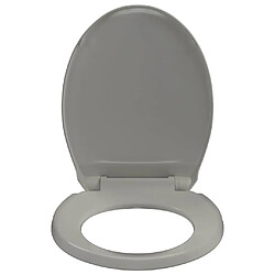 Acheter VidaXL Fermeture Douce - Gris Ovale
