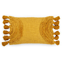ICONIK INTERIOR Coussin boho Bali Delia - Jaune